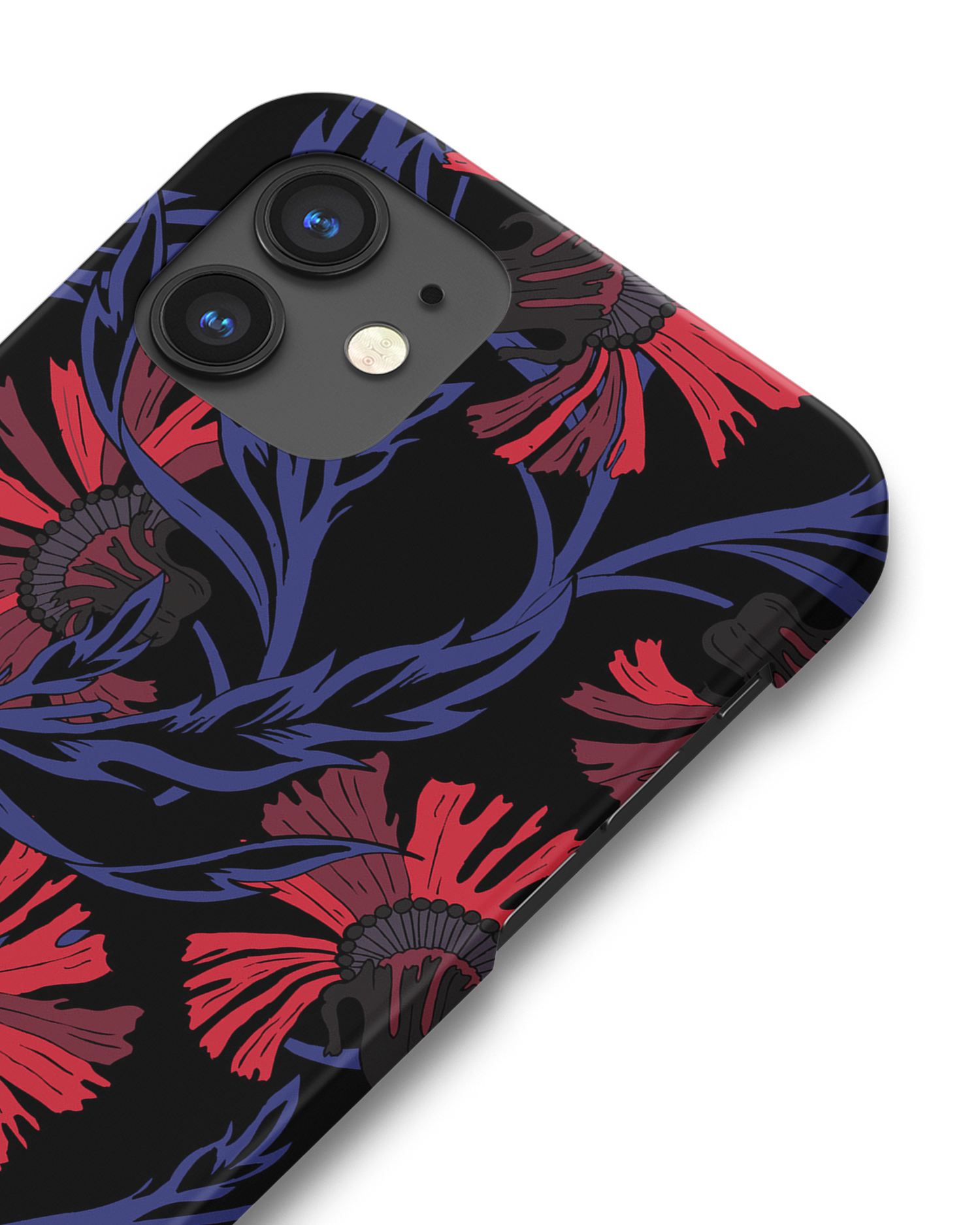 Midnight Floral Hardcase Handyhülle Apple iPhone 12 mini: Detailansicht