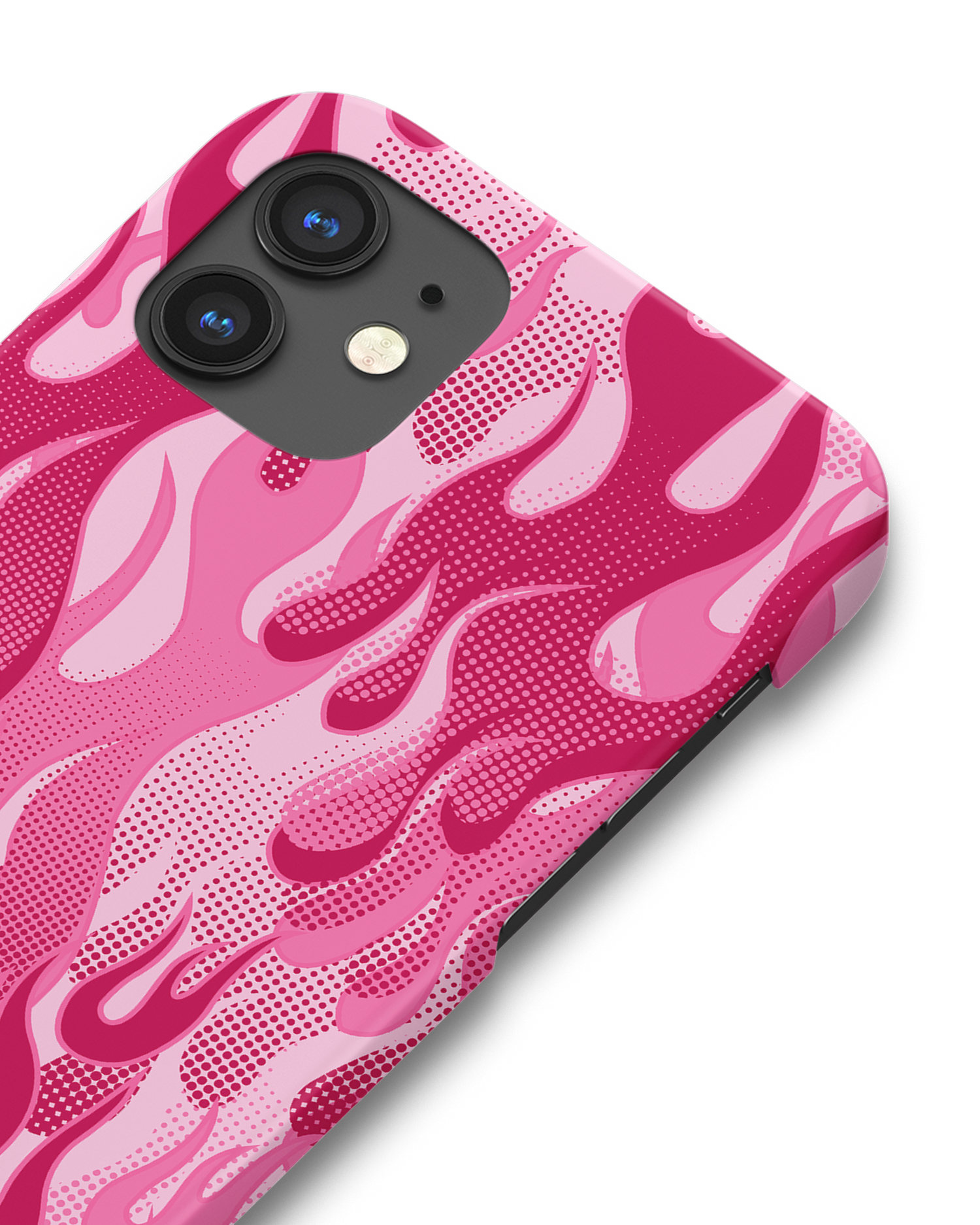 Pink Flames Hardcase Handyhülle Apple iPhone 12 mini: Detailansicht