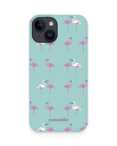 Two Flamingos Hardcase Handyhülle für Apple iPhone 15