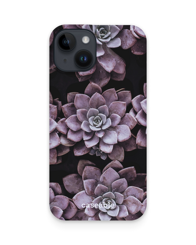 Purple Succulents Hardcase Handyhülle für Apple iPhone 14