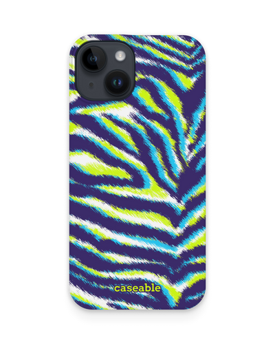 Neon Zebra Hardcase Handyhülle für Apple iPhone 14