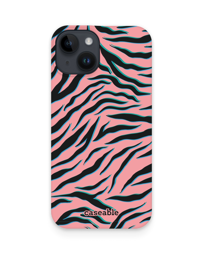 Pink Zebra Hardcase Handyhülle für Apple iPhone 14