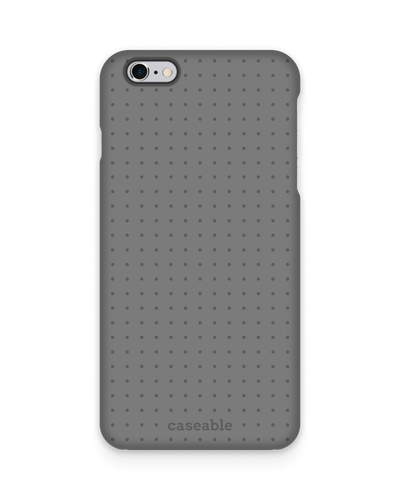 Dot Grid Grey Hardcase Handyhülle Apple iPhone 6 Plus, Apple iPhone 6s Plus