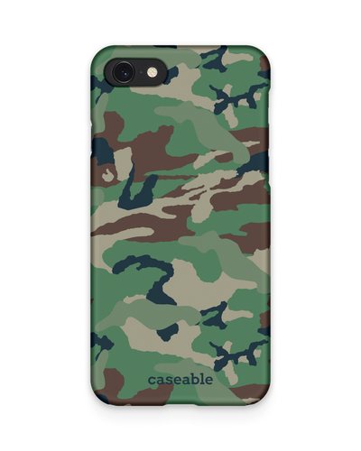 Green and Brown Camo Hardcase Handyhülle Apple iPhone 7, Apple iPhone 8, Apple iPhone SE (2020), Apple iPhone SE (2022)