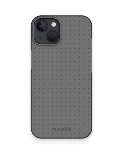 Dot Grid Grey Hardcase Handyhülle Apple iPhone 13