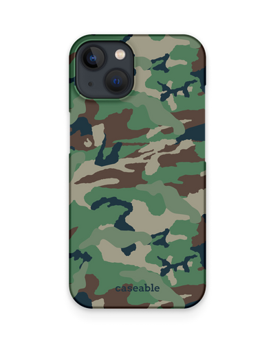 Green and Brown Camo Hardcase Handyhülle Apple iPhone 13