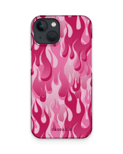 Pink Flames Hardcase Handyhülle Apple iPhone 13