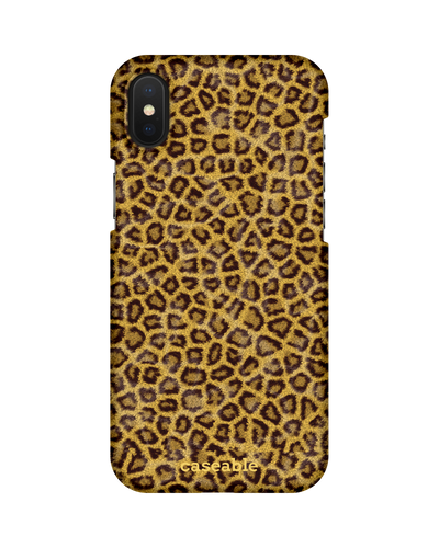 Leopard Skin Hardcase Handyhülle Apple iPhone X, Apple iPhone XS