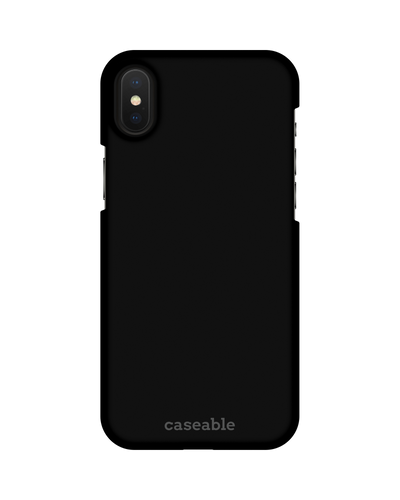 BLACK Hardcase Handyhülle Apple iPhone X, Apple iPhone XS