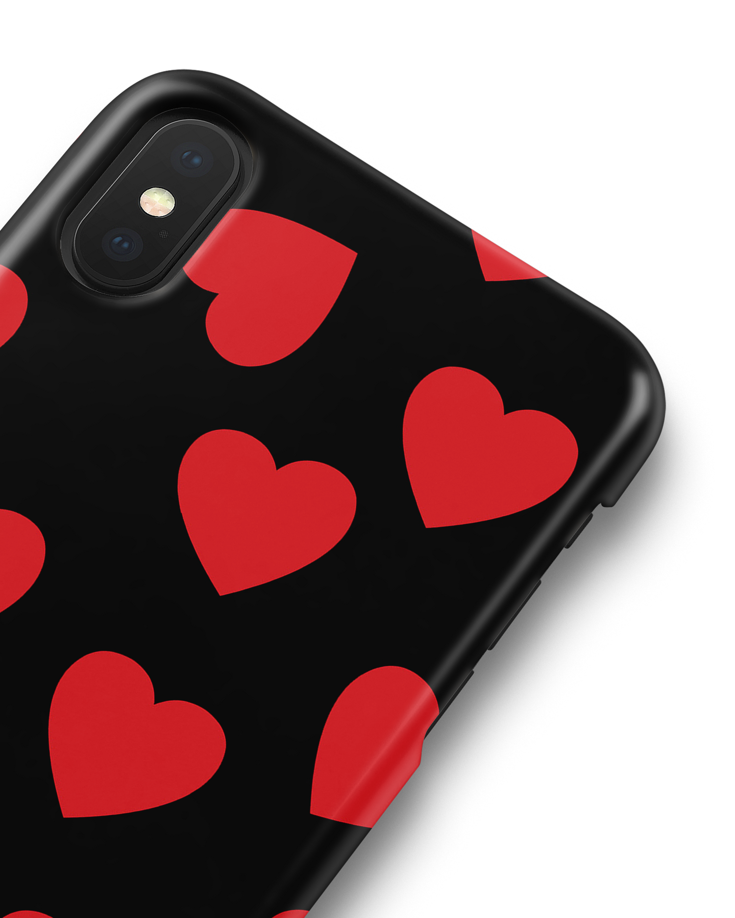 Repeating Hearts Hardcase Handyhülle Apple iPhone X, Apple iPhone XS: Detailansicht