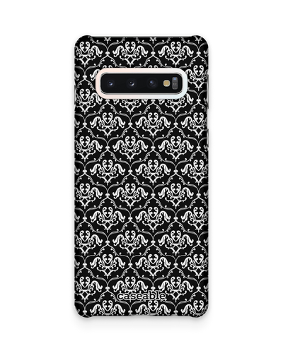 Black French Lillies Hardcase Handyhülle Samsung Galaxy S10