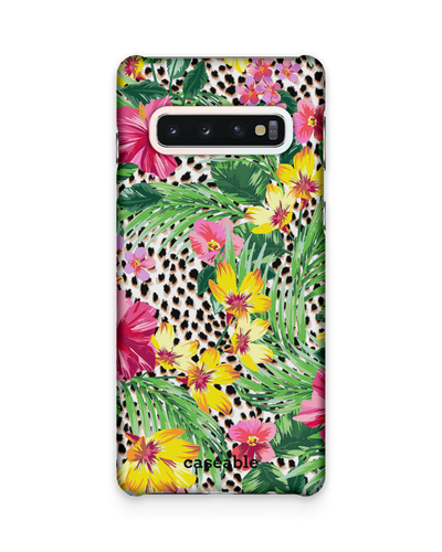 Tropical Cheetah Hardcase Handyhülle Samsung Galaxy S10