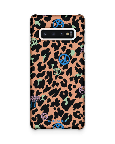 Leopard Peace Palms Hardcase Handyhülle Samsung Galaxy S10