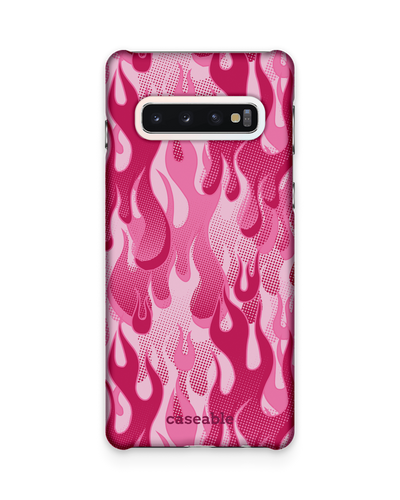 Pink Flames Hardcase Handyhülle Samsung Galaxy S10