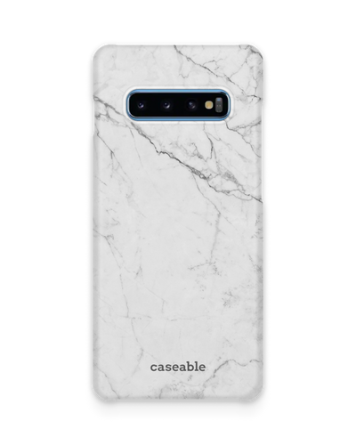White Marble Hardcase Handyhülle Samsung Galaxy S10 Plus