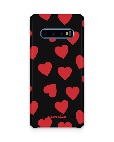 Repeating Hearts Hardcase Handyhülle Samsung Galaxy S10 Plus