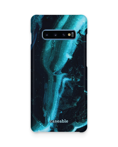 Deep Turquoise Sparkle Hardcase Handyhülle Samsung Galaxy S10 Plus