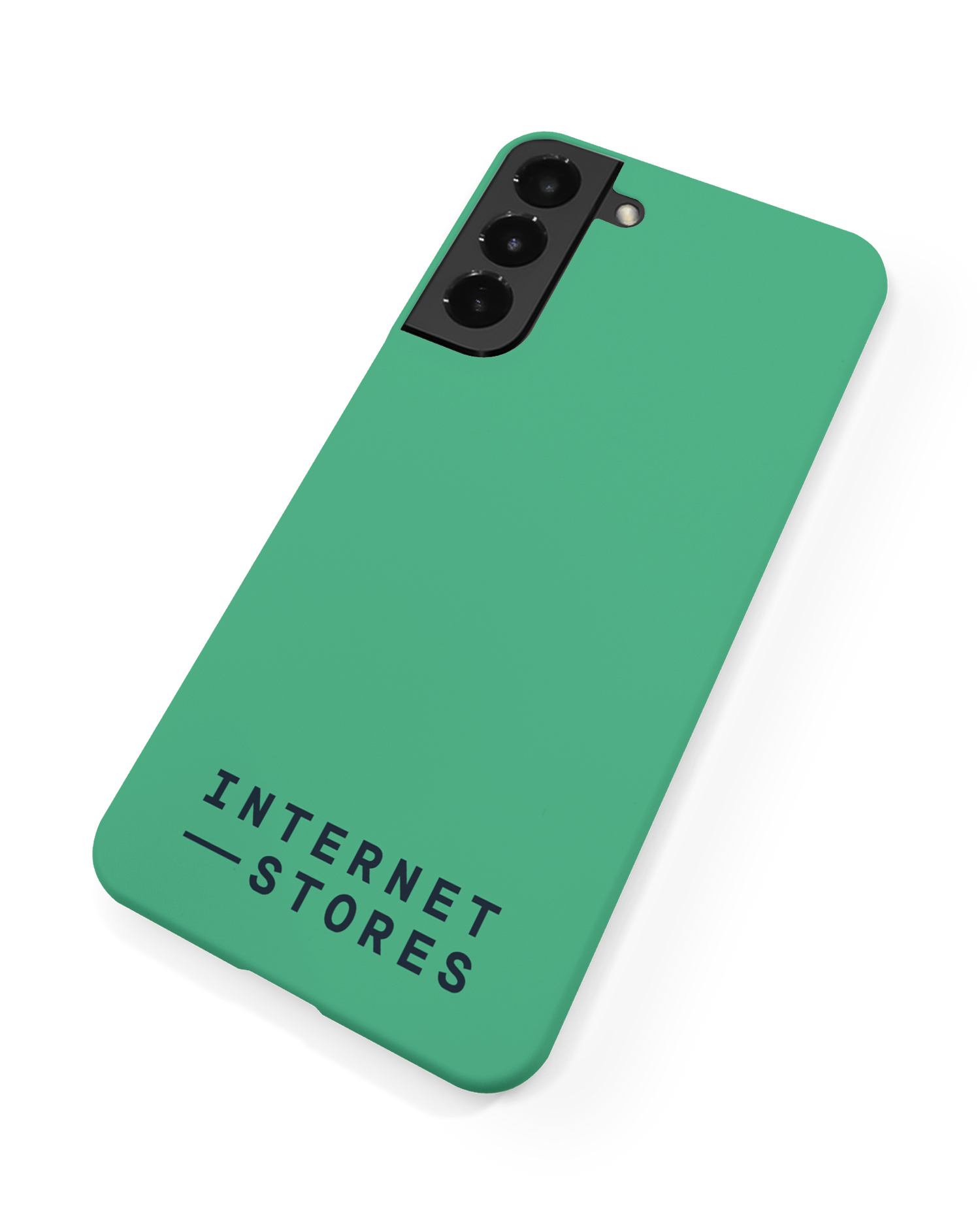 ISG Neon Green Hardcase Handyhülle Samsung Galaxy S22 5G: Rückseite