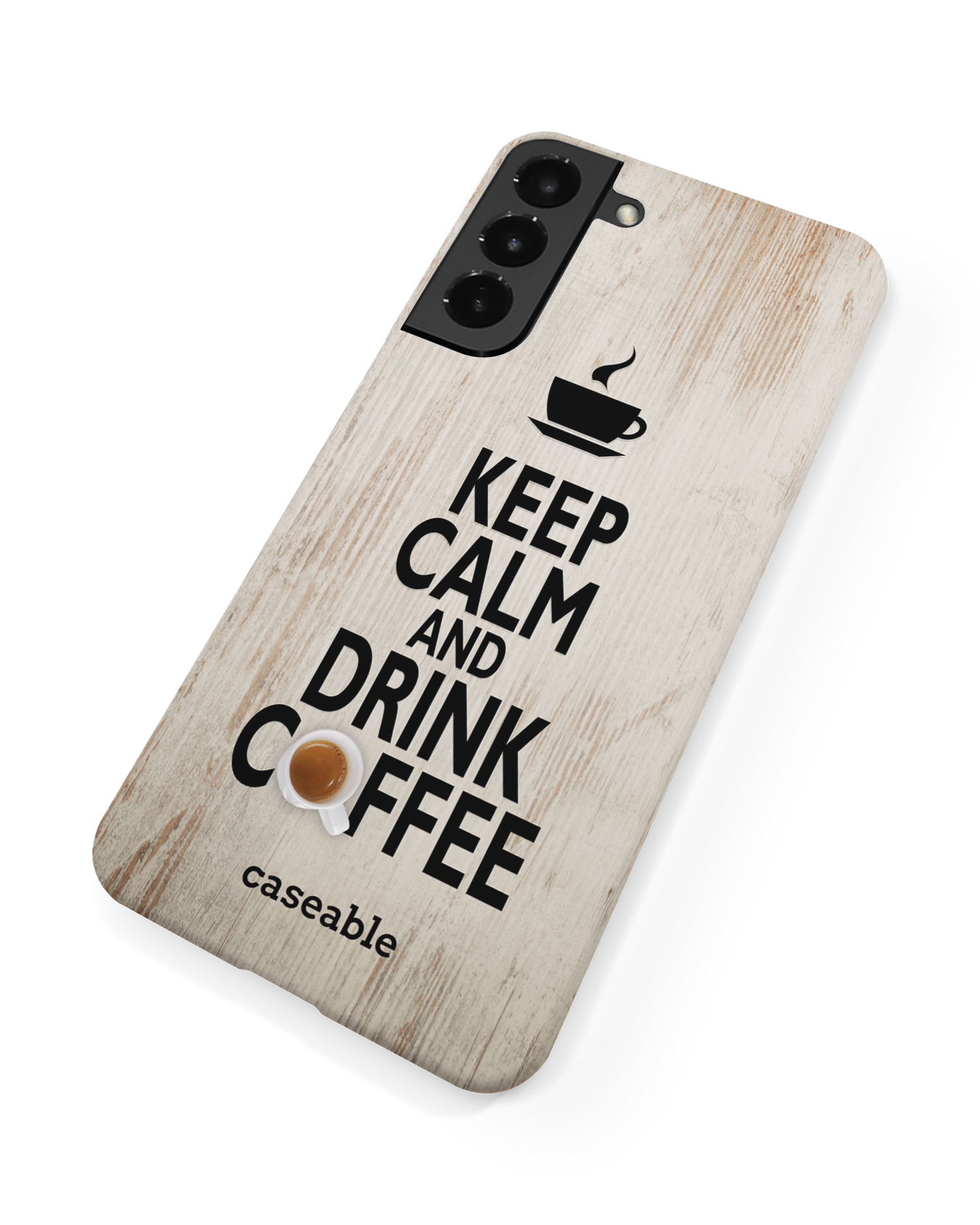 Drink Coffee Hardcase Handyhülle Samsung Galaxy S22 5G: Rückseite