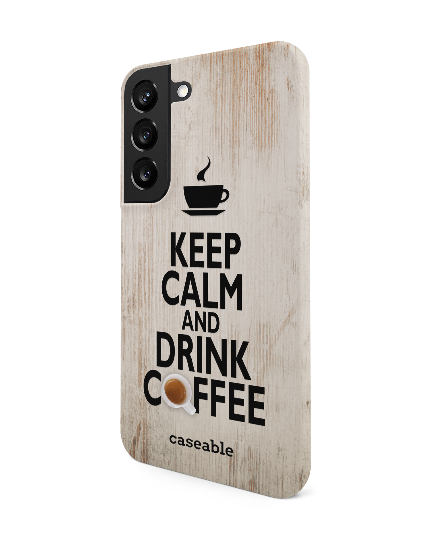 Drink Coffee Hardcase Handyhülle Samsung Galaxy S22 5G: Seitenansicht rechts