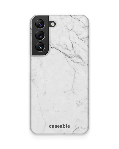 White Marble Hardcase Handyhülle Samsung Galaxy S22 5G