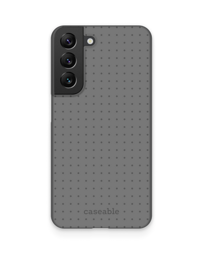 Dot Grid Grey Hardcase Handyhülle Samsung Galaxy S22 5G
