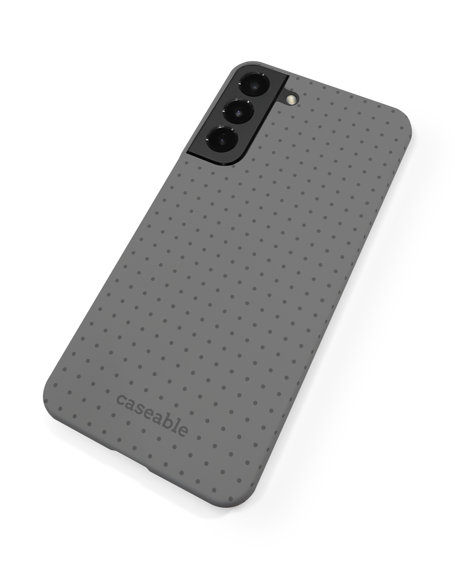 Dot Grid Grey Hardcase Handyhülle Samsung Galaxy S22 5G: Rückseite