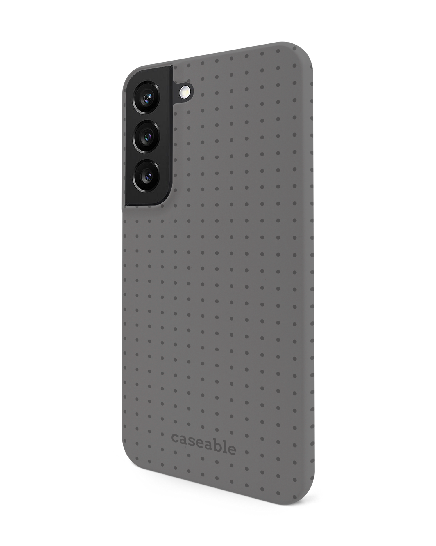 Dot Grid Grey Hardcase Handyhülle Samsung Galaxy S22 5G: Seitenansicht rechts