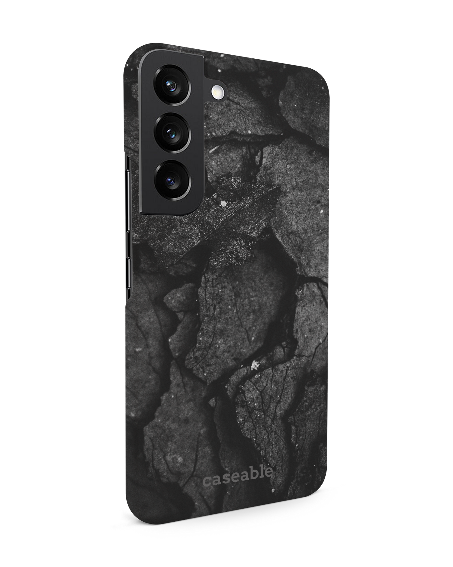 Carbon Hardcase Handyhülle Samsung Galaxy S22 5G: Seitenansicht links