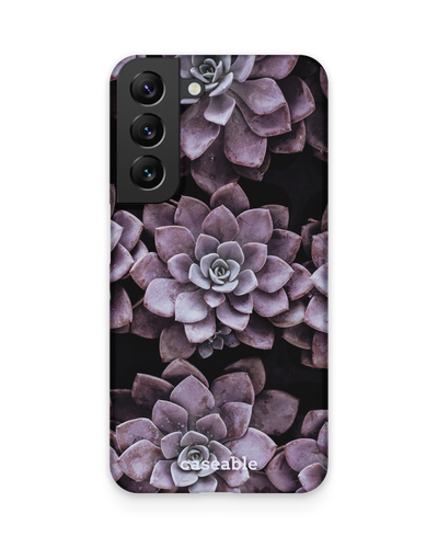 Purple Succulents Hardcase Handyhülle Samsung Galaxy S22 5G