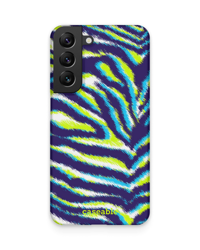Neon Zebra Hardcase Handyhülle Samsung Galaxy S22 5G