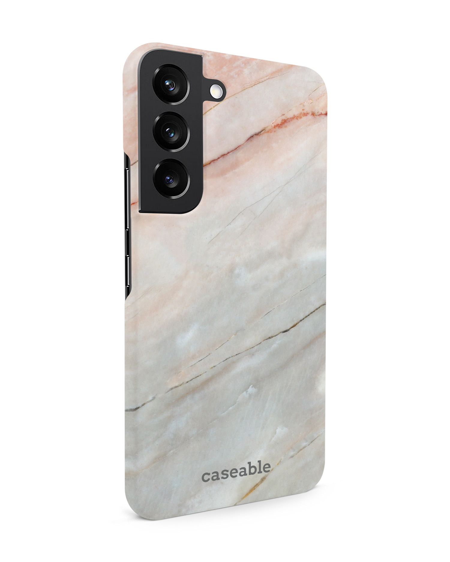 Mother of Pearl Marble Hardcase Handyhülle Samsung Galaxy S22 5G: Seitenansicht links