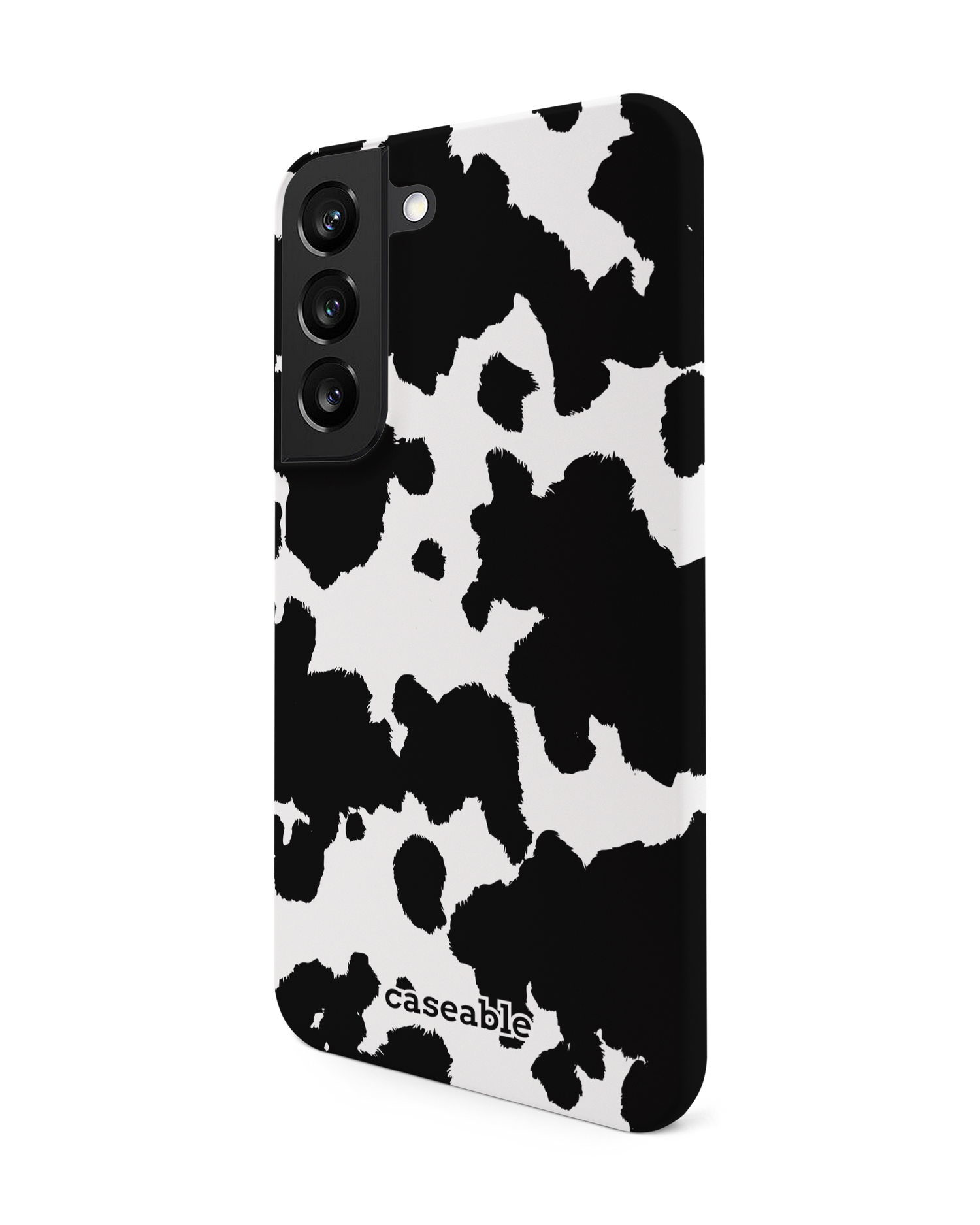 Cow Print Hardcase Handyhülle Samsung Galaxy S22 5G: Seitenansicht rechts