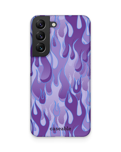 Purple Flames Hardcase Handyhülle Samsung Galaxy S22 5G