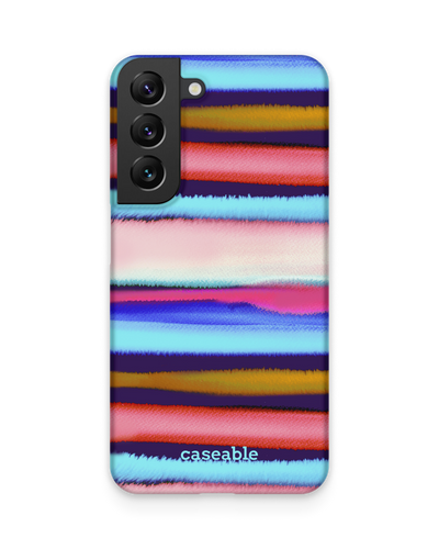 Watercolor Stripes Hardcase Handyhülle Samsung Galaxy S22 5G