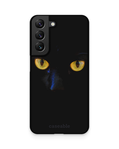 Black Cat Hardcase Handyhülle Samsung Galaxy S22 5G