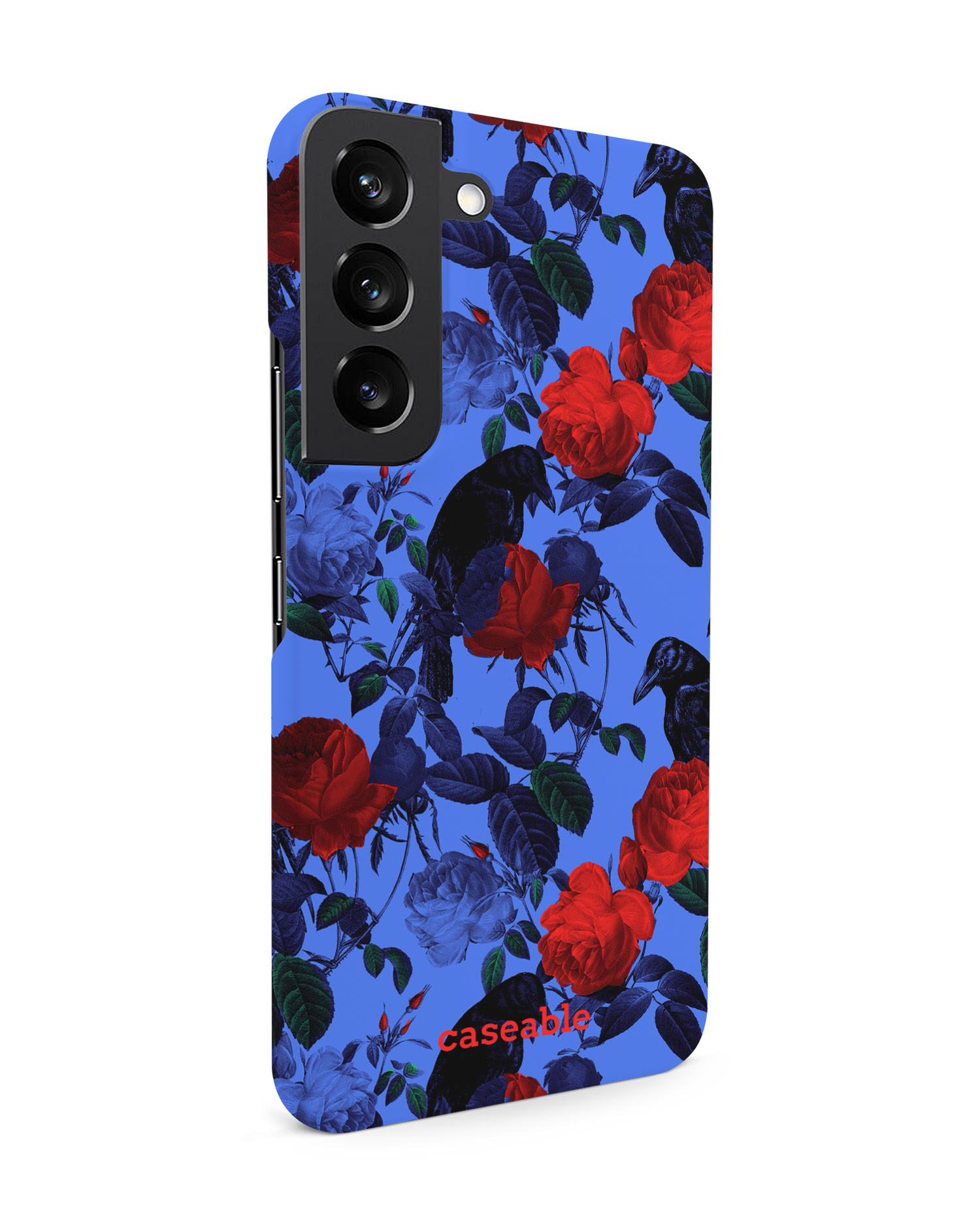 Roses And Ravens Hardcase Handyhülle Samsung Galaxy S22 5G: Seitenansicht links
