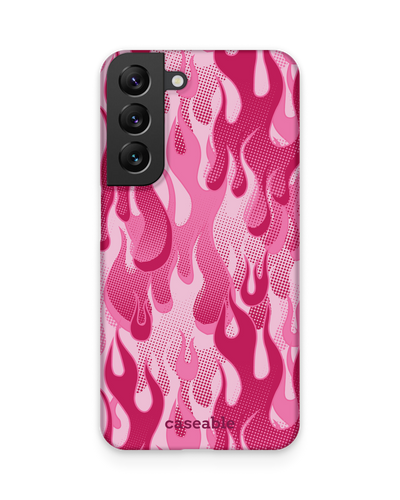 Pink Flames Hardcase Handyhülle Samsung Galaxy S22 5G