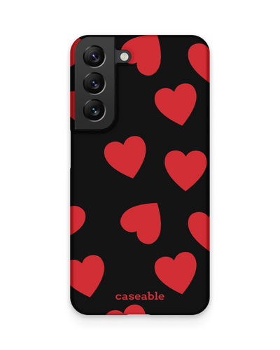 Repeating Hearts Hardcase Handyhülle Samsung Galaxy S22 5G