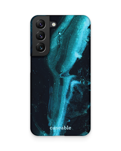 Deep Turquoise Sparkle Hardcase Handyhülle Samsung Galaxy S22 5G