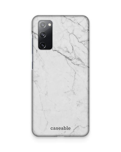 White Marble Hardcase Handyhülle Samsung Galaxy S20 FE (Fan Edition)