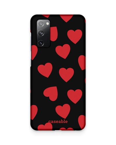 Repeating Hearts Hardcase Handyhülle Samsung Galaxy S20 FE (Fan Edition)