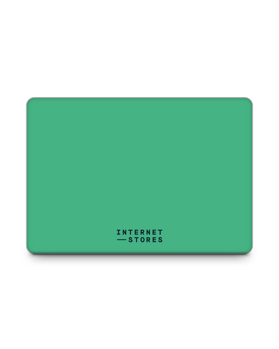 ISG Neon Green Laptop Aufkleber für 15 Zoll Apple MacBooks: Frontansicht
