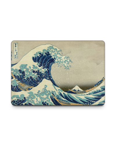 Great Wave Off Kanagawa By Hokusai Laptop Aufkleber für 15 Zoll Apple MacBooks: Frontansicht