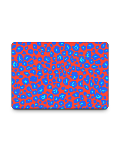 Bright Leopard Print Laptop Aufkleber für 15 Zoll Apple MacBooks: Frontansicht