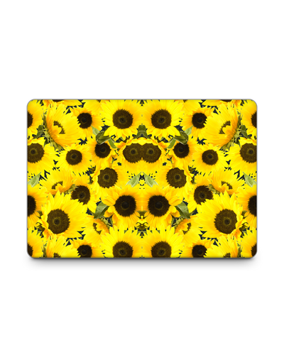 Sunflowers Laptop Aufkleber für 15 Zoll Apple MacBooks: Frontansicht
