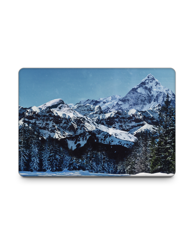 Winter Landscape Laptop Aufkleber für 15 Zoll Apple MacBooks: Frontansicht