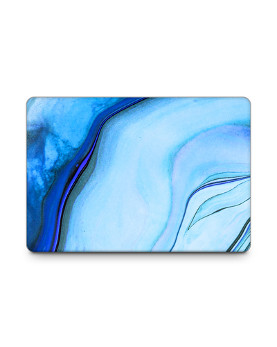 Cool Blues Laptop Aufkleber für 15 Zoll Apple MacBooks: Frontansicht