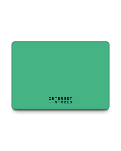 ISG Neon Green Laptop Aufkleber für 13 Zoll Apple MacBooks: Frontansicht