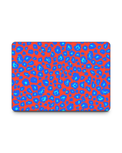 Bright Leopard Print Laptop Aufkleber für 13 Zoll Apple MacBooks: Frontansicht